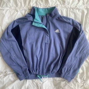 Adidas Periwinkle Track Pullover Sweatshirt
